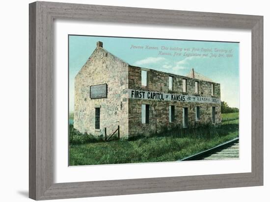 First Capitol, Pawnee-null-Framed Art Print