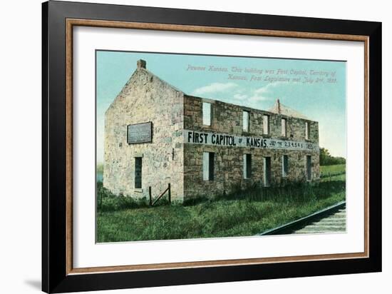 First Capitol, Pawnee-null-Framed Art Print