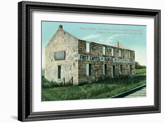 First Capitol, Pawnee-null-Framed Art Print