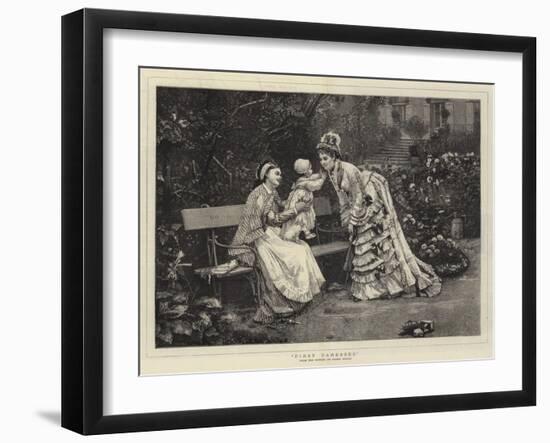 First Caresses-Marie Francois Firmin-Girard-Framed Giclee Print