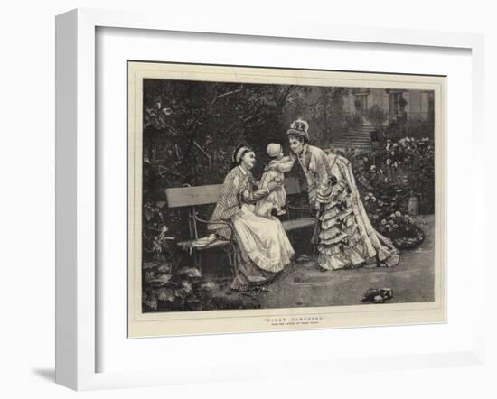 First Caresses-Marie Francois Firmin-Girard-Framed Giclee Print