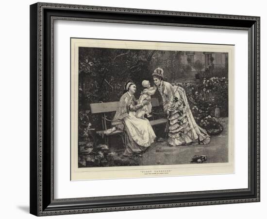 First Caresses-Marie Francois Firmin-Girard-Framed Giclee Print