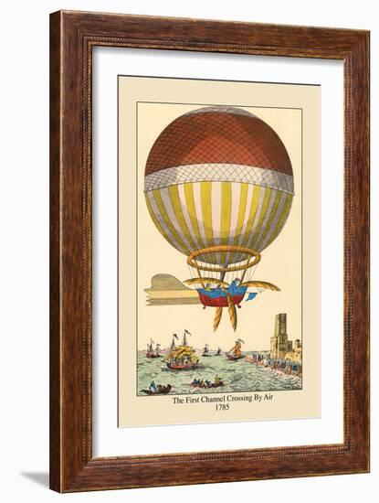 First Channel Crossing by Air, 1785-null-Framed Art Print