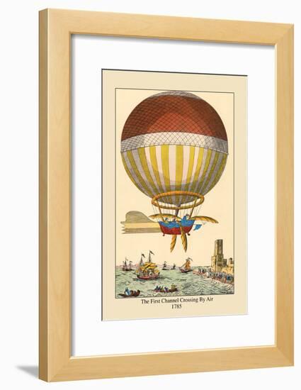 First Channel Crossing by Air, 1785-null-Framed Art Print