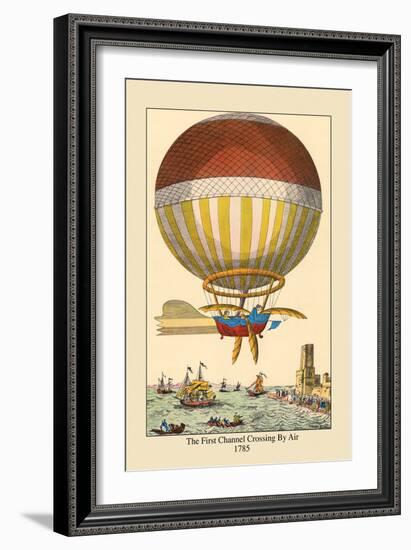 First Channel Crossing by Air, 1785-null-Framed Art Print