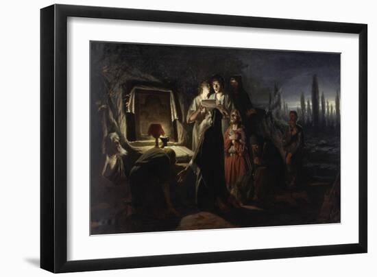 First Christians of Kiev, 1880-Vasili Grigoryevich Perov-Framed Giclee Print