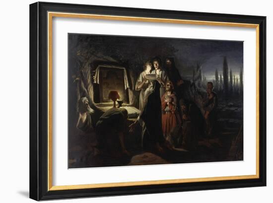 First Christians of Kiev, 1880-Vasili Grigoryevich Perov-Framed Giclee Print