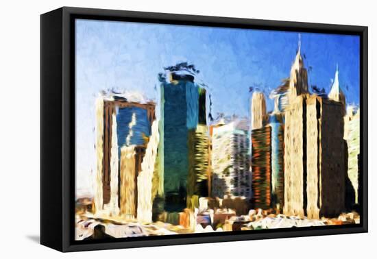 First City - In the Style of Oil Painting-Philippe Hugonnard-Framed Premier Image Canvas