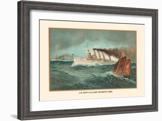 First Class Cruisers, 1899-Werner-Framed Art Print