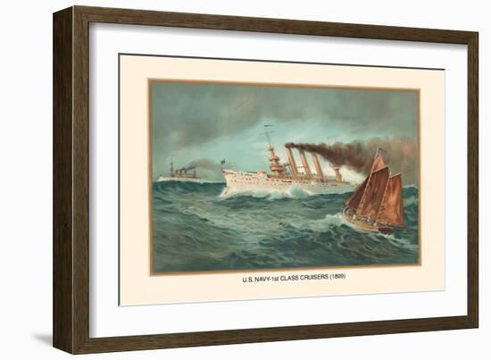 First Class Cruisers, 1899-Werner-Framed Art Print