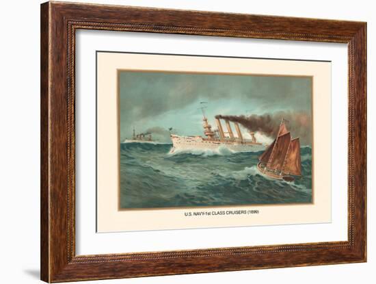 First Class Cruisers, 1899-Werner-Framed Art Print