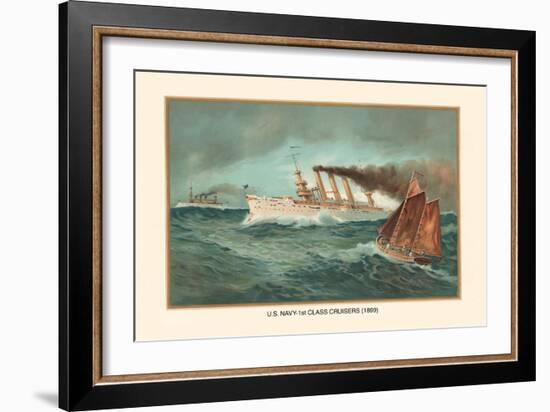 First Class Cruisers, 1899-Werner-Framed Art Print