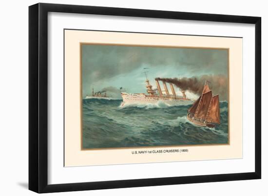 First Class Cruisers, 1899-Werner-Framed Art Print