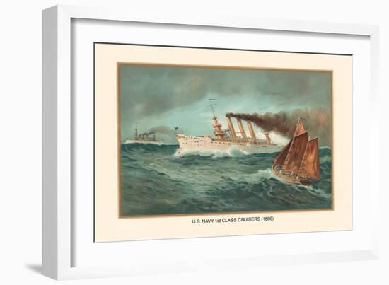 First Class Cruisers, 1899-Werner-Framed Art Print