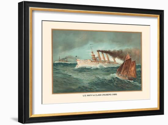 First Class Cruisers, 1899-Werner-Framed Art Print