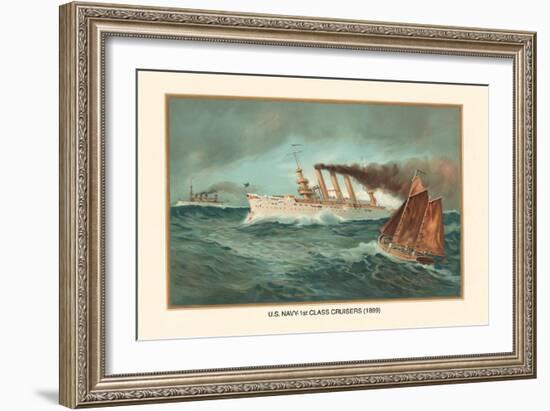 First Class Cruisers, 1899-Werner-Framed Art Print