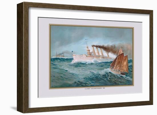 First-Class Cruisers-Werner-Framed Art Print