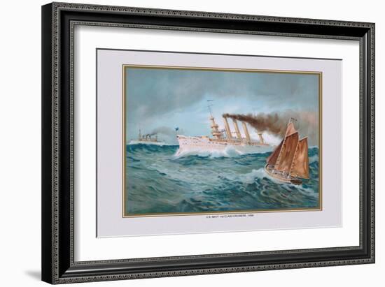 First-Class Cruisers-Werner-Framed Art Print