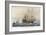 First-Class French Warship Commissioned for Louis XIV by His Minister Colbert-Albert Sebille-Framed Art Print