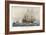 First-Class French Warship Commissioned for Louis XIV by His Minister Colbert-Albert Sebille-Framed Art Print