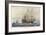 First-Class French Warship Commissioned for Louis XIV by His Minister Colbert-Albert Sebille-Framed Art Print