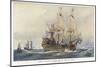 First-Class French Warship Commissioned for Louis XIV by His Minister Colbert-Albert Sebille-Mounted Art Print