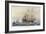 First-Class French Warship Commissioned for Louis XIV by His Minister Colbert-Albert Sebille-Framed Art Print