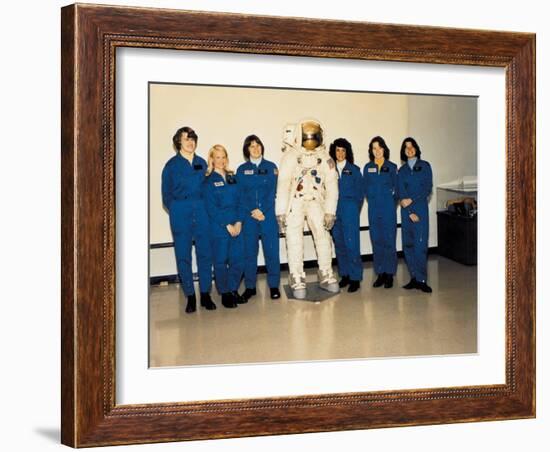 First Class of Female Astronauts Who Completed Training in 1979-null-Framed Photo