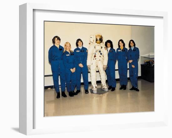 First Class of Female Astronauts Who Completed Training in 1979-null-Framed Photo