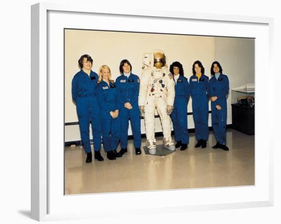 First Class of Female Astronauts Who Completed Training in 1979-null-Framed Photo