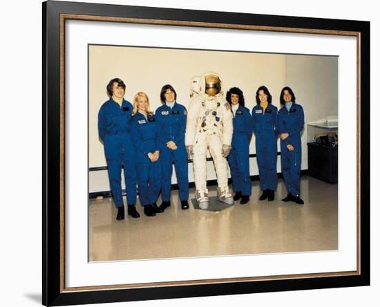 First Class of Female Astronauts Who Completed Training in 1979-null-Framed Photo