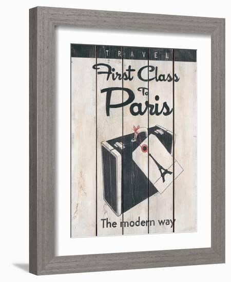 First Class Paris-Hope Smith-Framed Art Print