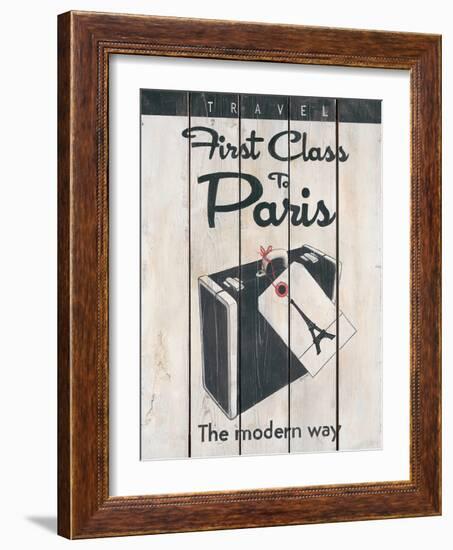 First Class Paris-Hope Smith-Framed Art Print