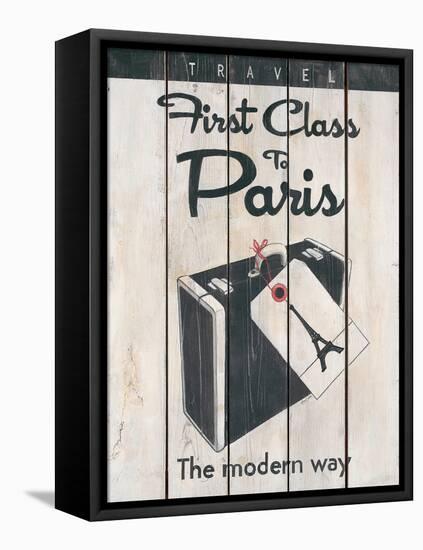 First Class Paris-Hope Smith-Framed Stretched Canvas