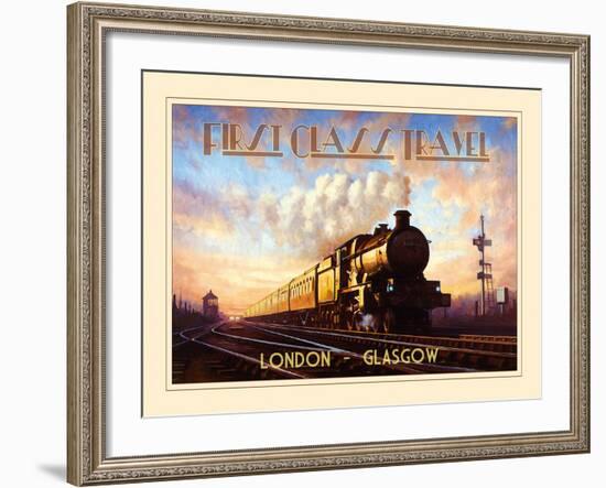 First Class Travel-The Vintage Collection-Framed Giclee Print