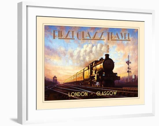 First Class Travel-The Vintage Collection-Framed Giclee Print