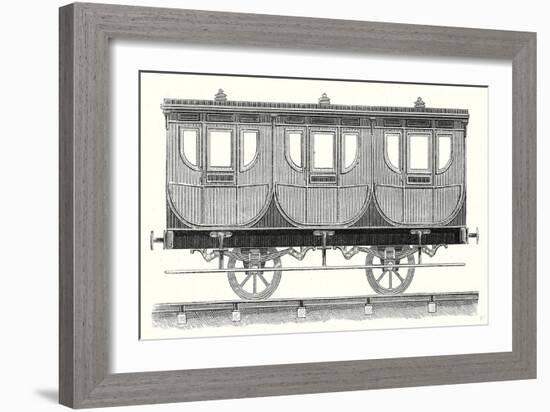 First-Class Wagon-null-Framed Giclee Print