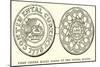 First Coined Money Issued by the United States-English School-Mounted Giclee Print