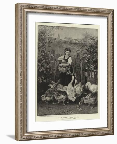 First Come, First Served-Ludwig Knaus-Framed Giclee Print