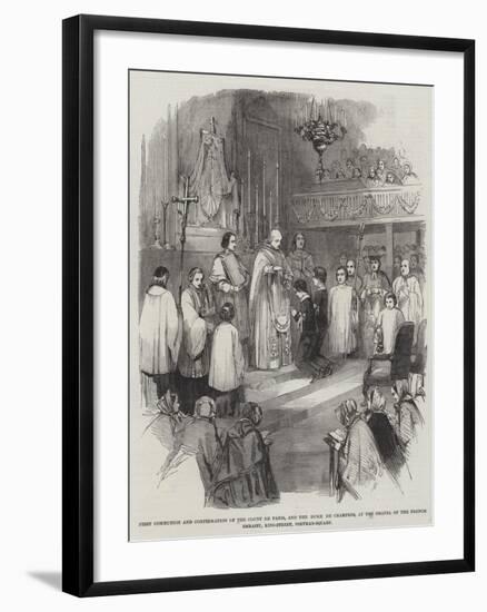 First Communion and Confirmation of the Count De Paris-null-Framed Giclee Print