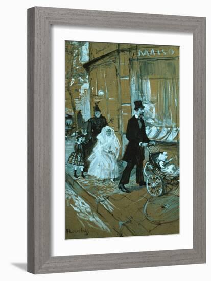 First Communion Day, 1888-Henri de Toulouse-Lautrec-Framed Giclee Print