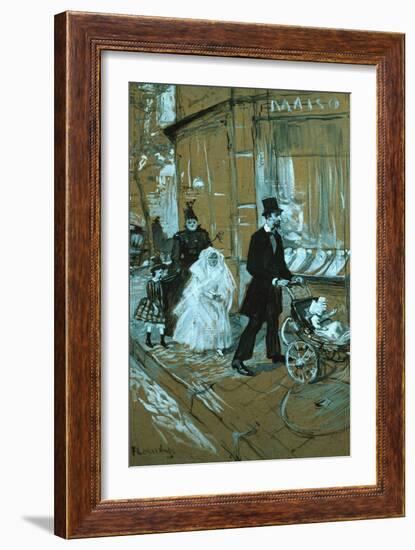 First Communion Day, 1888-Henri de Toulouse-Lautrec-Framed Giclee Print