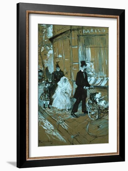 First Communion Day, 1888-Henri de Toulouse-Lautrec-Framed Giclee Print