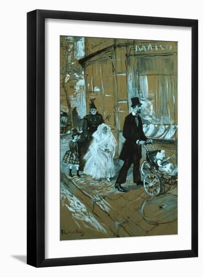 First Communion Day, 1888-Henri de Toulouse-Lautrec-Framed Giclee Print