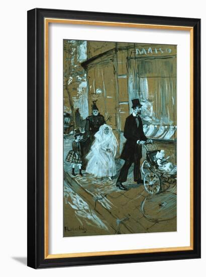 First Communion Day, 1888-Henri de Toulouse-Lautrec-Framed Giclee Print