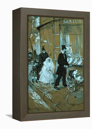 First Communion Day, 1888-Henri de Toulouse-Lautrec-Framed Premier Image Canvas