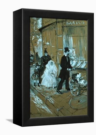 First Communion Day, 1888-Henri de Toulouse-Lautrec-Framed Premier Image Canvas