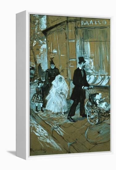 First Communion Day, 1888-Henri de Toulouse-Lautrec-Framed Premier Image Canvas