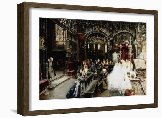 First Communion-Jose Gallegos Y Arnosa-Framed Giclee Print