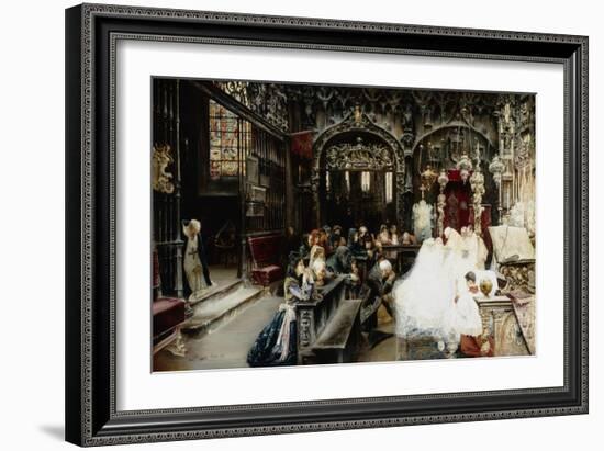 First Communion-Jose Gallegos Y Arnosa-Framed Giclee Print